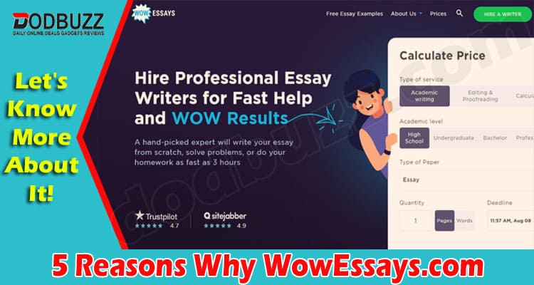 Top 5 Reasons Why WowEssays.com