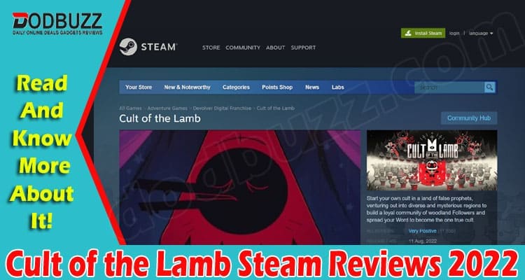 Gaming tips Cult of the Lamb Steam Reviews