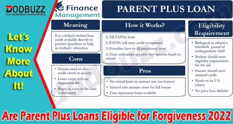 Are Parent Plus Loans Eligible for Forgiveness