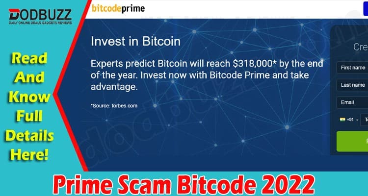 Latest News Prime Scam Bitcode