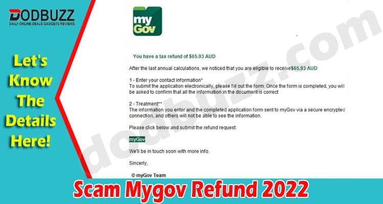 Latest News Scam Mygov Refund