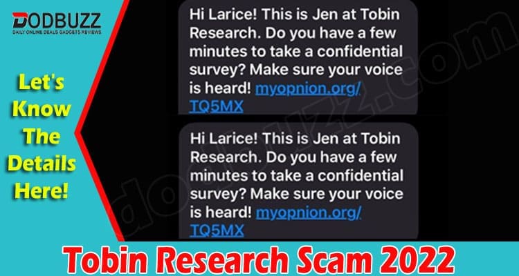 Latest News Tobin Research Scam