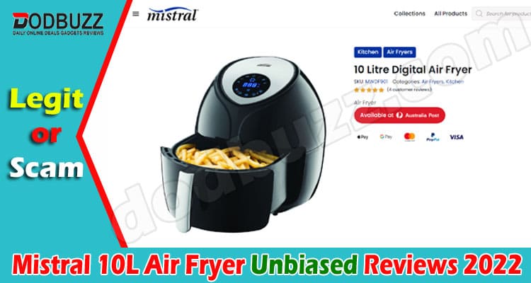 Mistral 10L Air Fryer online product Reviews