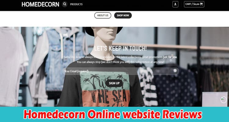Homedecorn Online website Reviews